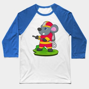 Mouse Firefighter Fire hose Baseball T-Shirt